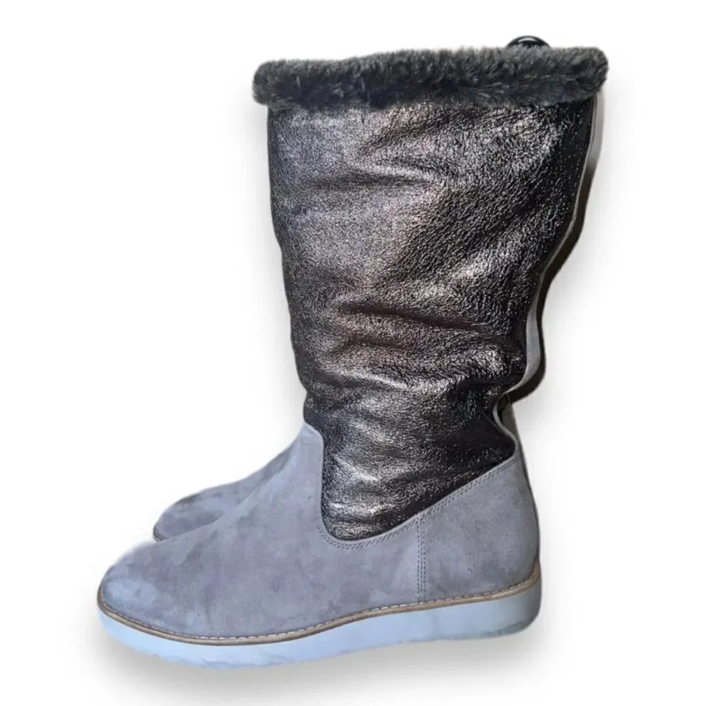 Johnston &‎ Murphy Taupe Paula Suede Boots Women's 7.5